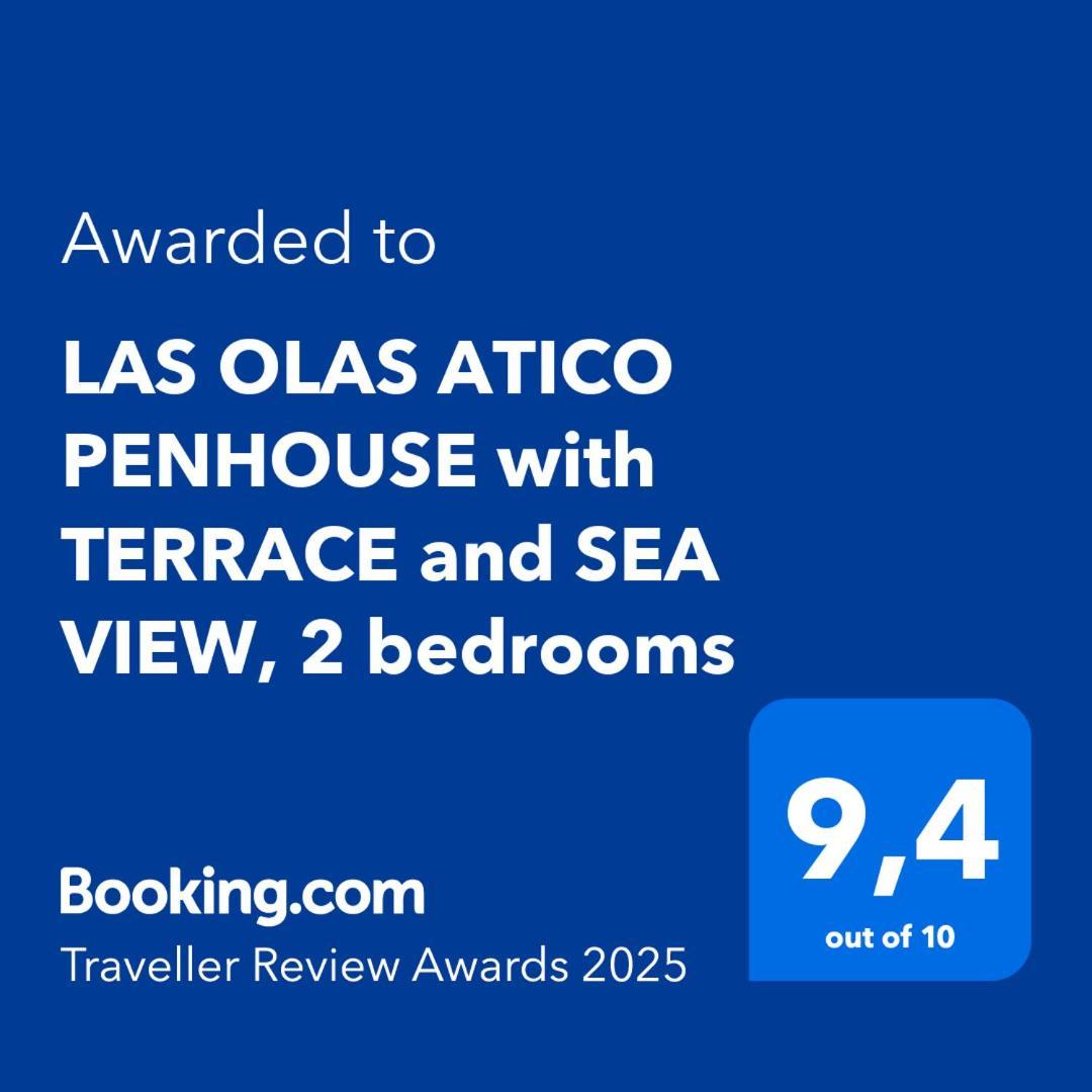 Las Olas Atico Penhouse With Terrace And Sea View, 2 Bedrooms La Caleta  外观 照片